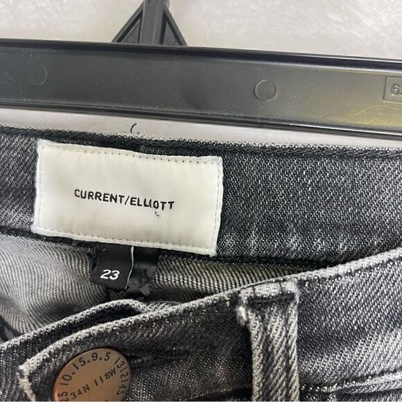 Current/Elliot High Waist Seamed Stiletto Jeans 23 - Picture 3 of 5